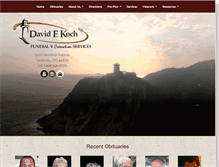 Tablet Screenshot of davidfkoch.com